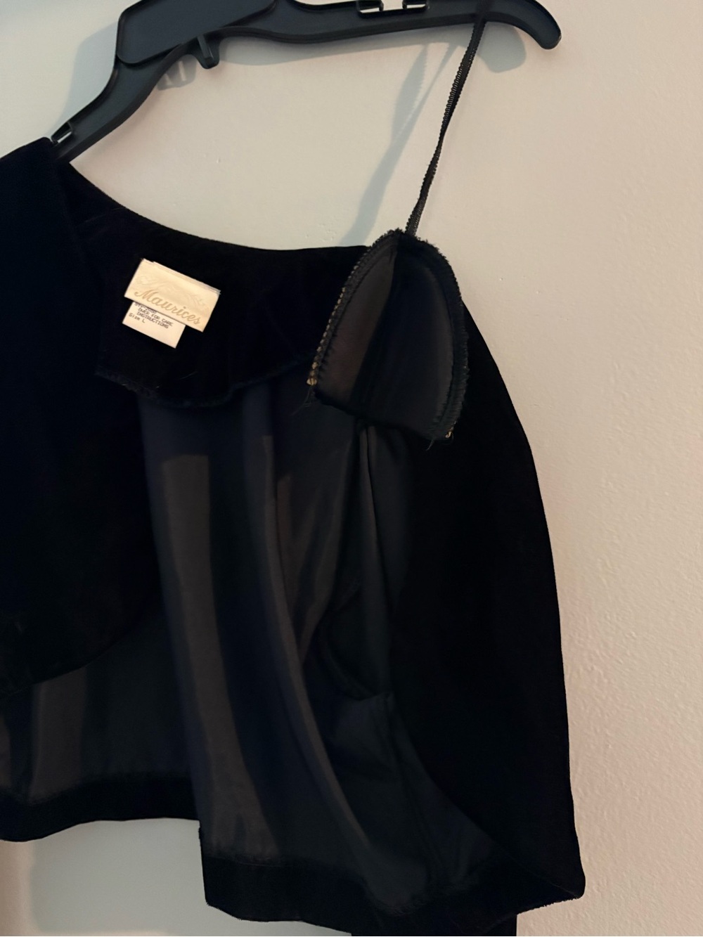 Maurices Black Velvet Cropped Bolero - Picture 6 of 6